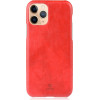 Crong Essential Cover - Pu Leather Case For Iphone 11 Pro Max (Red) - (CRG-ESS-IP11PM-RED)