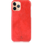 Crong Essential Cover - Pu Leather Case For Iphone 11 Pro Max (Red) - (CRG-ESS-IP11PM-RED)