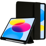 Crong Flexfolio - Case For Ipad 11'' (2025) / Ipad 10.9'' (2022) With Apple Pencil Holder (Black) - (CRG-FXF-IPD109-BLK)
