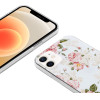 Crong Flower Case - Case For Iphone 12 Mini (Pattern 02) - (CRG-FLR-IP1254-02)