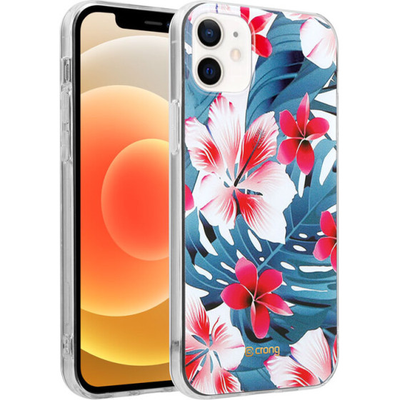 Crong Flower Case - Case For Iphone 12 Mini (Pattern 03) - (CRG-FLR-IP1254-03)