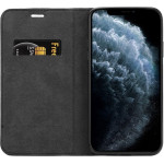 Crong Folio Case - Pu Leather Case For Iphone 11 Pro Max (Black) - (CRG-FLC-IP11PM-BLK)