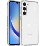 Crong Glitter Case - Case For Samsung Galaxy A34 5G (Transparent) - (CRG-GLT-SGA34-CLR)