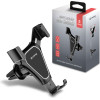 Crong Gravity Auto-Clip Car Holder - Gravity Car Holder 4.7 ''- 6.5'' (black) - (CRG-CH4-BLK)