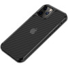 Crong Hybrid Carbon - Protective Case For Iphone Se / 8 / 7 (black) - (CRG-CRB-IP1267-BLK)