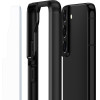 Crong Hybrid Clear Protective Case For Samsung Galaxy S22+ (Black) - (CRG-HCLC-SGS22P-BLK)
