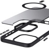 Crong Hybrid Frost Mag Cover - Case For Iphone 15 Pro Magsafe (Black) - (CRG-HFM-IP1561P-BLK)