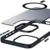 Crong Hybrid Frost Mag Cover - Case For Iphone 15 Pro Magsafe (Navy Blue) - (CRG-HFM-IP1561P-BLUE)