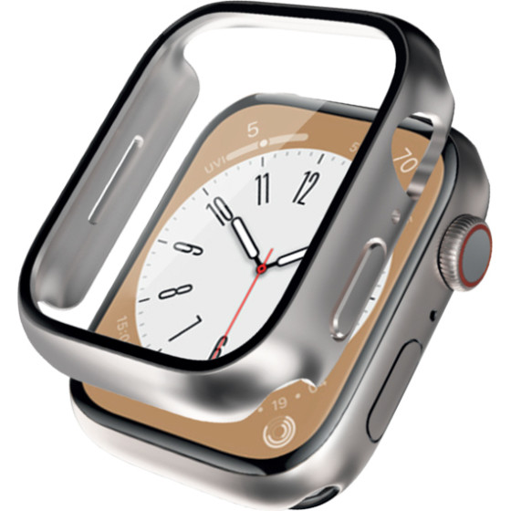 Crong Hybrid Watch Case - Case With Apple Watch 41mm Glass (Starlight) - (CRG-41HS-STR)