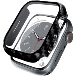 Crong Hybrid Watch Case - Case With Glass For Apple Watch 45mm (Carbon) - (CRG-45HS-CRB)