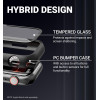 Crong Hybrid Watch Case - Case With Glass For Apple Watch 45mm (Starlight) - (CRG-45HS-BLK)