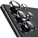 Crong Lens Ring - Tempered Glass For The Camera Lens Samsung Galaxy S24 Ultra (black) - (CRG-LRSGS24U-BLK)