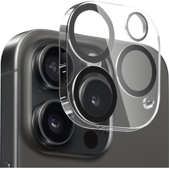Crong Lens Shield - Glass For Camera And Lens Iphone 16 Pro / Iphone 16 Pro Max / Iphone 15 Pro / Iphone 15 Pro Max - (CRGLSIP16P)