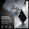 Crong Lens Shield - Glass For Camera And Lens Iphone 16 Pro / Iphone 16 Pro Max / Iphone 15 Pro / Iphone 15 Pro Max - (CRGLSIP16P)