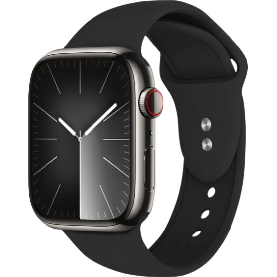 Crong Liquid - Strap For Apple Watch 44/45/46/49 Mm (black) - (CRG-44LQB-BLK)