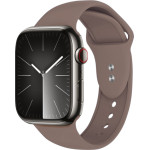 Crong Liquid - Strap For Apple Watch 44/45/46/49 Mm (brown) - (CRG-44LQB-BRW)