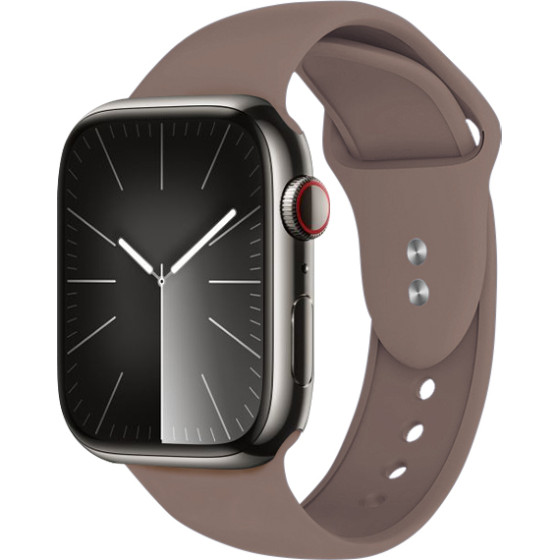 Crong Liquid - Strap For Apple Watch 44/45/46/49 Mm (brown) - (CRG-44LQB-BRW)