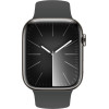Crong Liquid - Strap For Apple Watch 44/45/46/49 Mm (graphite) - (CRG-44LQB-GRP)