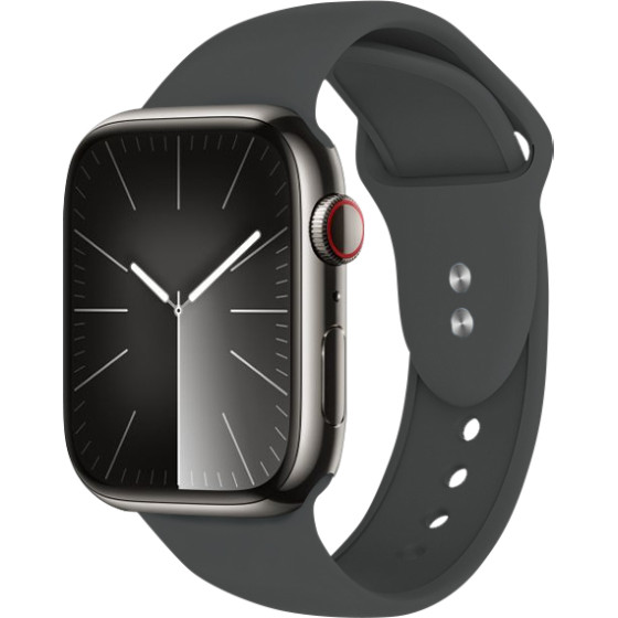 Crong Liquid - Strap For Apple Watch 44/45/46/49 Mm (graphite) - (CRG-44LQB-GRP)