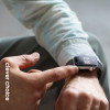Crong Liquid - Strap For Apple Watch 44/45/46/49 Mm (graphite) - (CRG-44LQB-GRP)