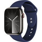 Crong Liquid - Strap For Apple Watch 44/45/46/49 Mm (Navy blue) - (CRG-44LQB-MBL)