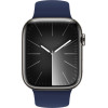 Crong Liquid - Strap For Apple Watch 44/45/46/49 Mm (Navy blue) - (CRG-44LQB-MBL)