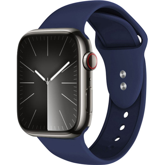 Crong Liquid - Strap For Apple Watch 44/45/46/49 Mm (Navy blue) - (CRG-44LQB-MBL)