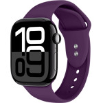 Crong Liquid - Strap For Apple Watch 44/45/46/49 Mm (plum) - (CRG44LQBPLM)