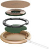 Crong Magspot - Aluminium Wireless Charger Magsafe (Gold) - (CRG-MS15W-GLD)