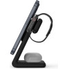 Crong Magspot Pivot Stand - Magsafe Charger For iPhone, Apple Watch And Airpods (Shadow Black) - (CRG-MSPS-BLK)