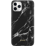 Crong Marble Case - Case For Iphone 11 Pro (Black) - (CRG-MRB-IP11P-BLK)