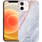 Crong Marble Case - Case For Iphone 12 Mini (Pink) - (CRG-MRB-IP1254-PNK)