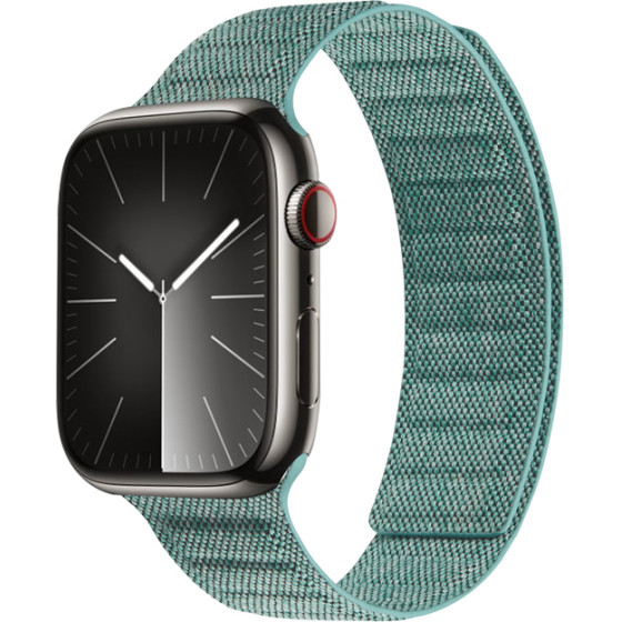 Crong Melange - Magnetic Strap For Apple Watch 38/40/41/42 Mm (Turquoise melange) - (CRG-40MEL-TRQ)