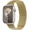 Crong Melange - Magnetic Strap For Apple Watch 38/40/41/42 Mm (Yellow melange) - (CRG-40MEL-YEL)