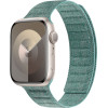Crong Melange - Magnetic Strap For Apple Watch 44/45/46/49 Mm (Turquoise melange) - (CRG-44MEL-TRQ)