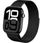 Crong Milano Steel - Stainless Steel Strap For Apple Watch 38/40/41/42 Mm (black) - (CRG-40MST-BLK)