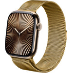 Crong Milano Steel - Stainless Steel Strap For Apple Watch 38/40/41/42 Mm (gold) - (CRG-40MST-GLD)