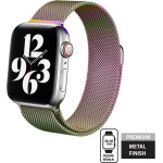 Crong Milano Steel - Stainless Steel Strap For Apple Watch 38/40/41/42 Mm (iridescent) - (CRG-40MST-OPL)