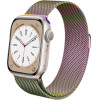 Crong Milano Steel - Stainless Steel Strap For Apple Watch 38/40/41/42 Mm (iridescent) - (CRG-40MST-OPL)
