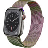 Crong Milano Steel - Stainless Steel Strap For Apple Watch 38/40/41/42 Mm (iridescent) - (CRG-40MST-OPL)