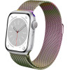 Crong Milano Steel - Stainless Steel Strap For Apple Watch 38/40/41/42 Mm (iridescent) - (CRG-40MST-OPL)