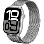 Crong Milano Steel - Stainless Steel Strap For Apple Watch 38/40/41/42 Mm (silver) - (CRG-40MST-SLV)
