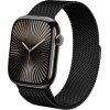 Crong Milano Steel - Stainless Steel Strap For Apple Watch 44/45/46/49 Mm (black) - (CRG-44MST-BLK)