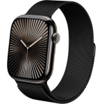 Crong Milano Steel - Stainless Steel Strap For Apple Watch 44/45/46/49 Mm (black) - (CRG-44MST-BLK)