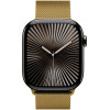 Crong Milano Steel - Stainless Steel Strap For Apple Watch 44/45/46/49 Mm (gold) - (CRG-44MST-GLD)