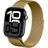 Crong Milano Steel - Stainless Steel Strap For Apple Watch 44/45/46/49 Mm (gold) - (CRG-44MST-GLD)