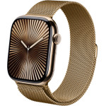 Crong Milano Steel - Stainless Steel Strap For Apple Watch 44/45/46/49 Mm (gold) - (CRG44MSTRSP)