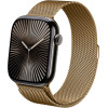 Crong Milano Steel - Stainless Steel Strap For Apple Watch 44/45/46/49 Mm (gold) - (CRG44MSTRSP)