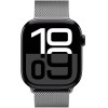 Crong Milano Steel - Stainless Steel Strap For Apple Watch 44/45/46/49 Mm (silver) - (CRG-44MST-SLV)