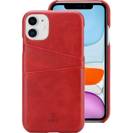 Crong Neat Cover - Pu Leather Case For Iphone 11 Pro (red) - (CRG-NTC-IPH11P-RED)